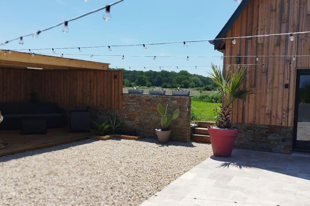 Chalet Industriel Avec Filet Et Spa 索里尼 外观 照片