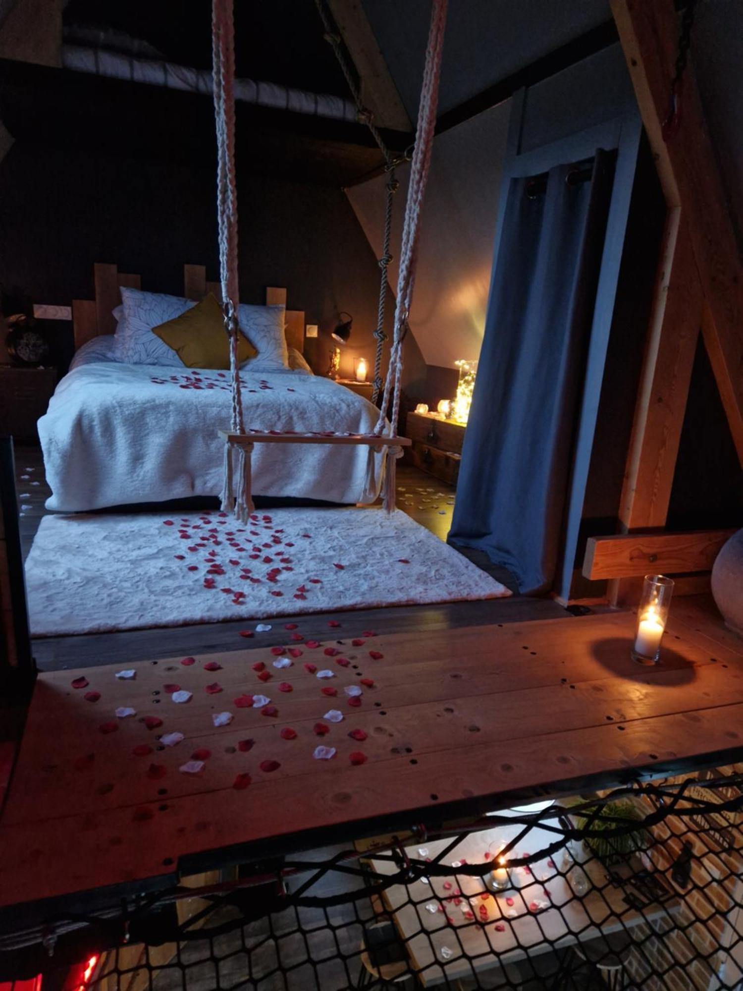 Chalet Industriel Avec Filet Et Spa 索里尼 外观 照片